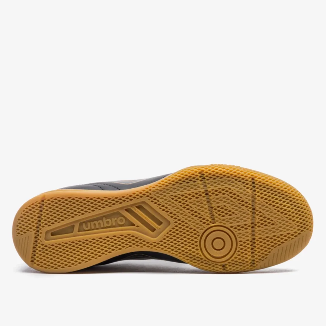 Chuteira Futsal umbro Class Footballer - Preto Dourado - Imagem 5