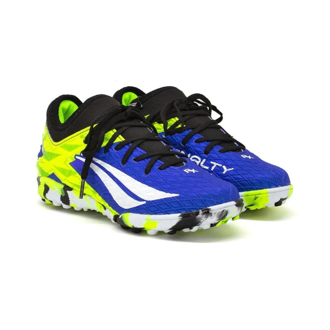 Chuteira Society Penalty Rx Locker Y-3 kids - Azul/amarelo/Branco - Imagem 5