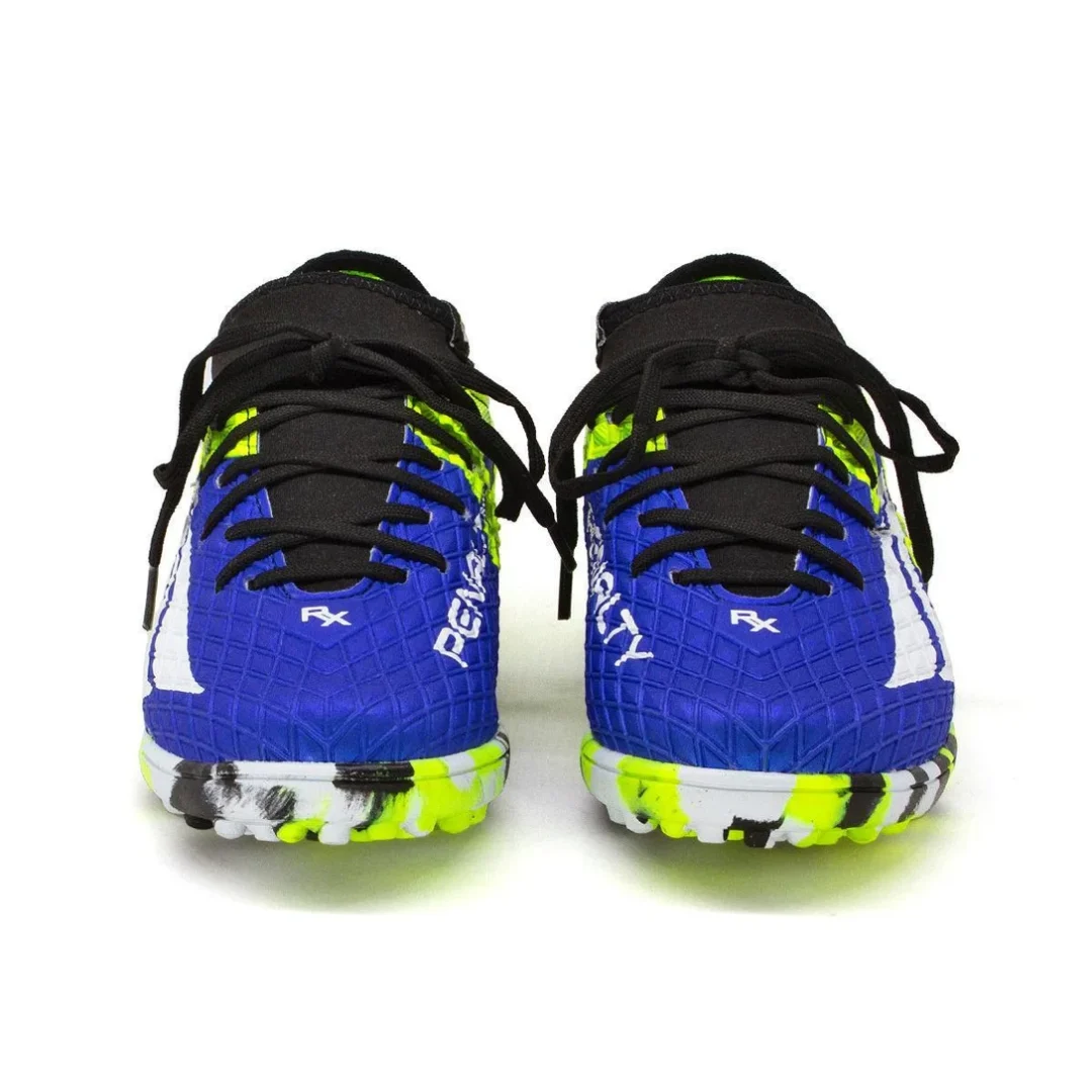 Chuteira Society Penalty Rx Locker Y-3 kids - Azul/amarelo/Branco - Imagem 4