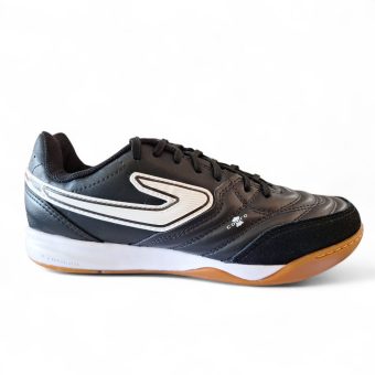 Chuteira Futsal Topper Maestro Pro V - Preto/Branco/Vermelho