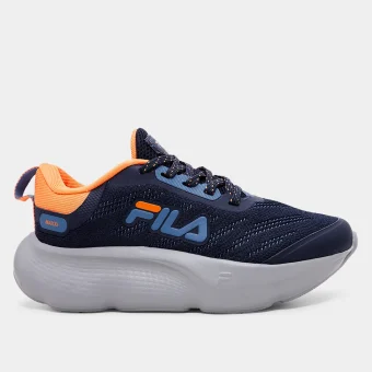 Tênis Fila Maxxi Infantil  - Marinho+Azul