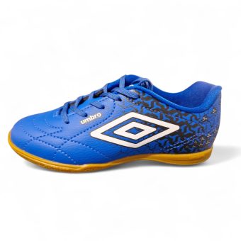 Chuteira Futsal Umbro Class Neo Dazzling - Royal/Branco/Preto